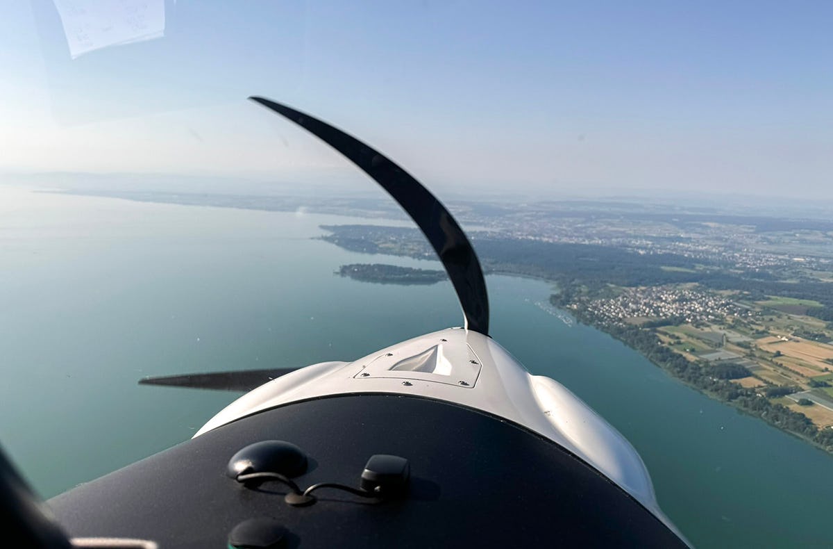 Flugzeug selber fliegen Raum Bodensee