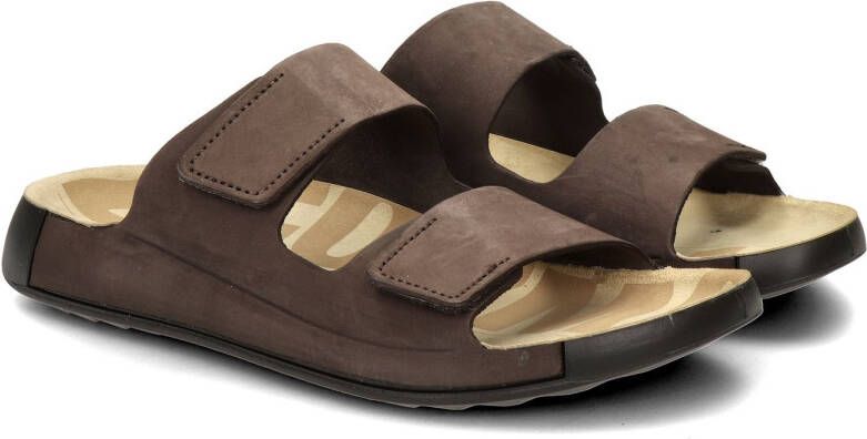 Ecco 2nd Cozmo nubuck slippers bruin