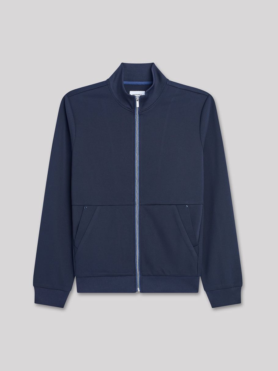 Veste légère col montant uni