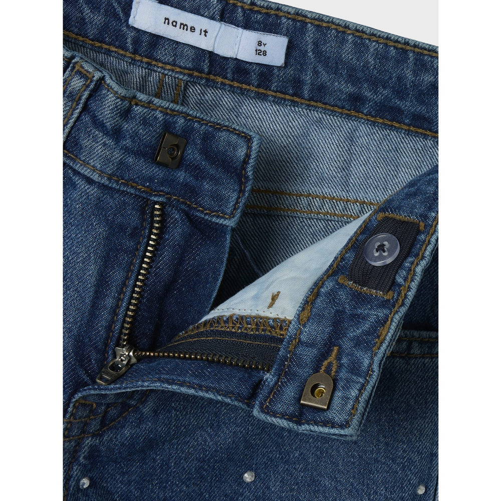 Køb Name It Denim Blue Rose Rhine Jeans Noos
