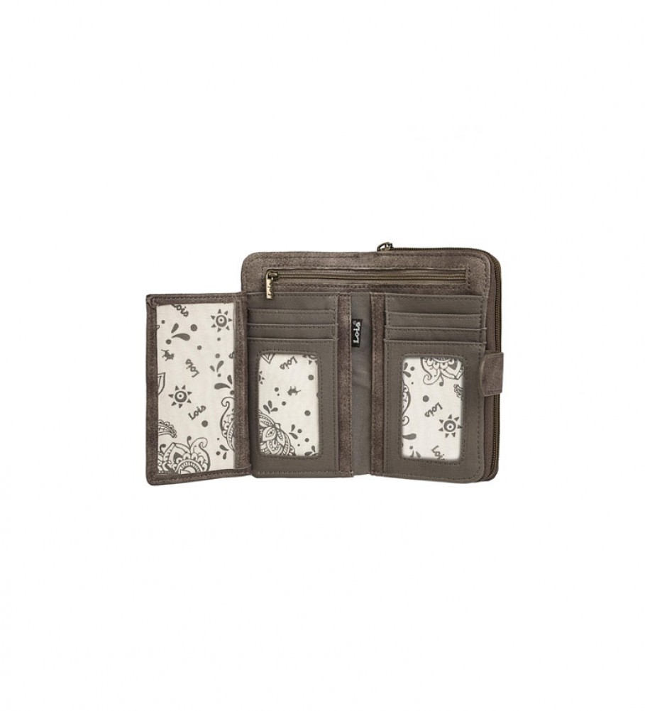 Bolsa Lois 304416 marrom -9x16x1cm-