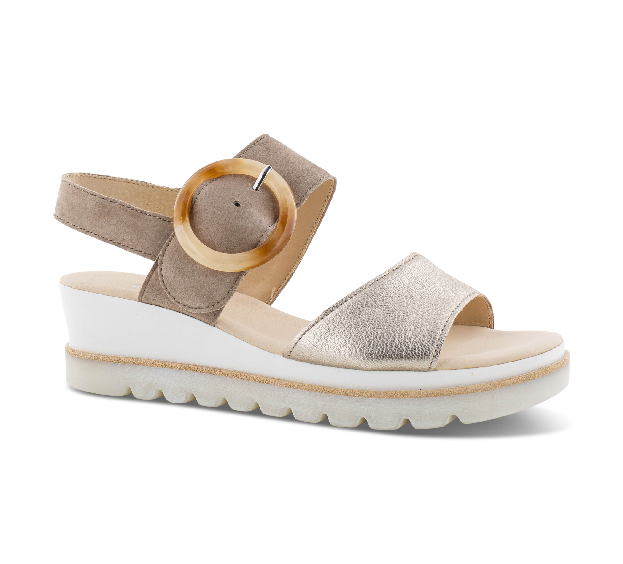 Gabor Best Fitting - Riemchensandalen silber