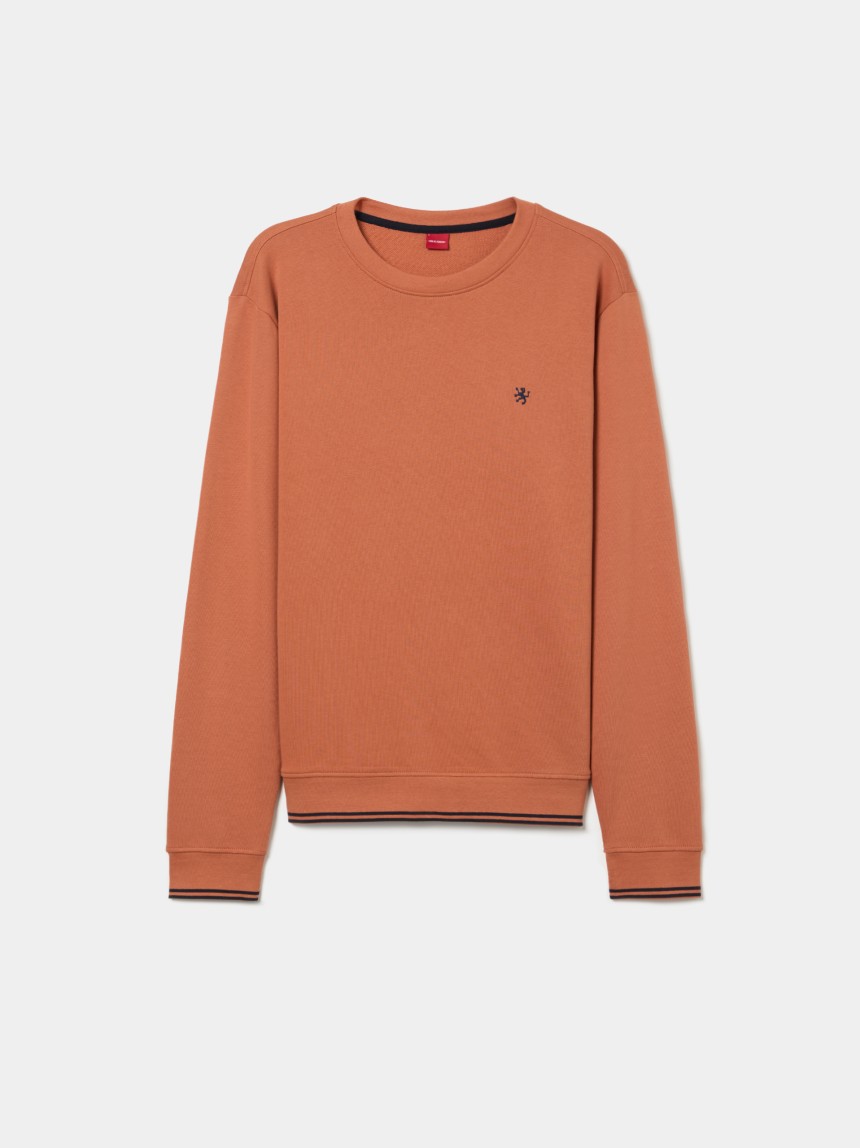 Sweater de algodão com riscas
