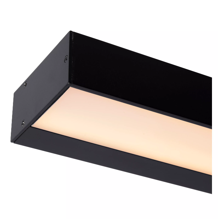 Lucide Alexa wandlamp LED 60cm zwart mat
