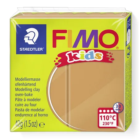 STAEDTLER® FIMO® kids Normalblock, 42 g, hellbraun