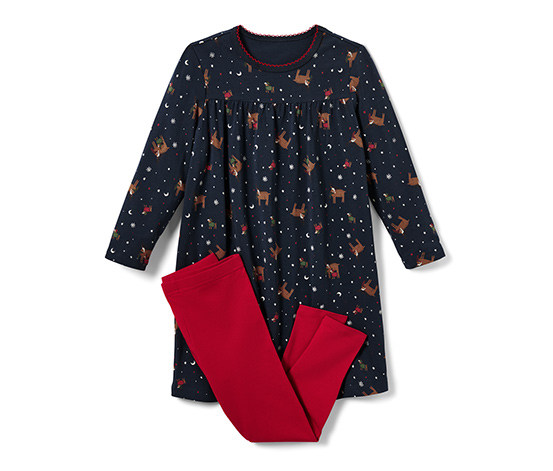 Kleinkind-Nachthemd mit Leggings