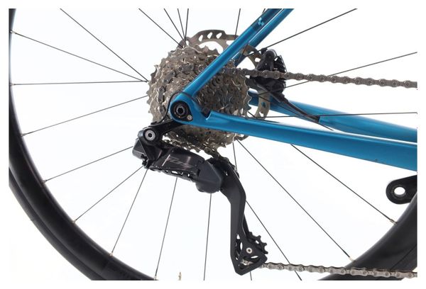 Produit reconditionné · Cube Attain SLX Carbone Di2 12V · Bleu / Vélo de route / Cube | Très bon état