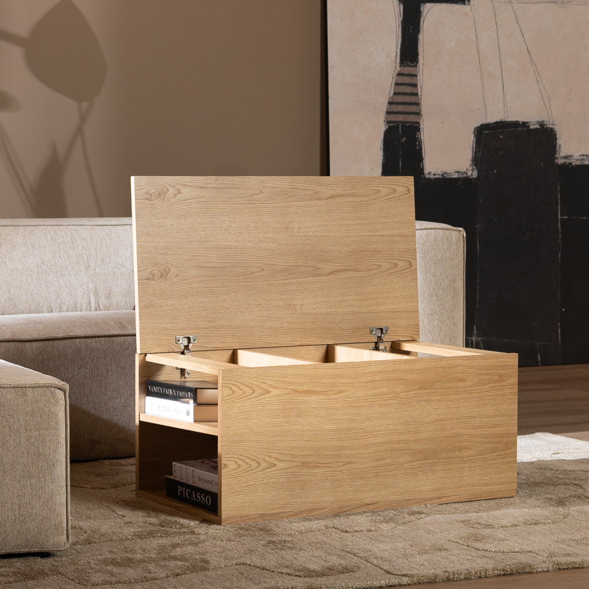 Bronx71 Salontafel Jaxx 88x46 cm blank eiken