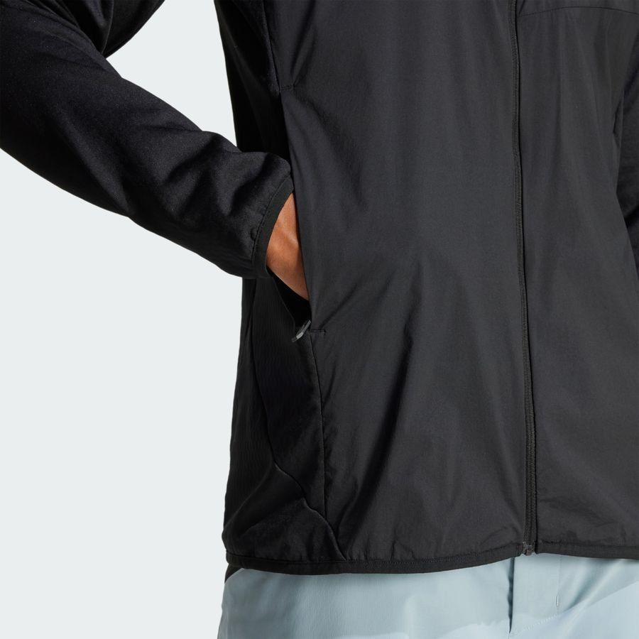Adidas Terrex Xperior Climawarm  Wind Light Fleece Hooded Jacket