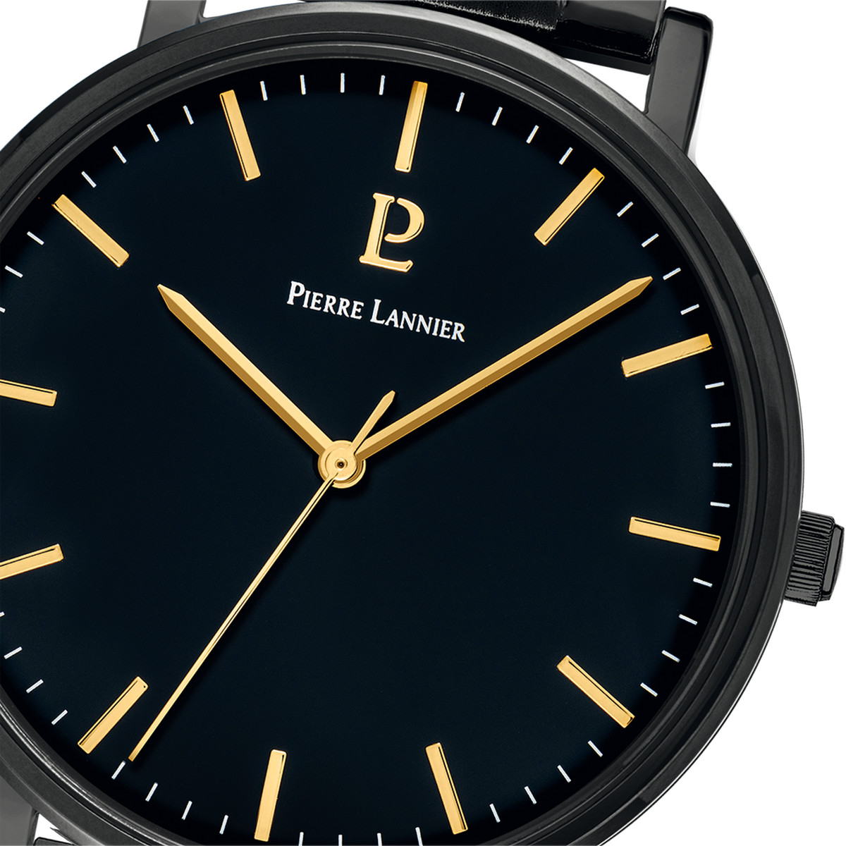 Montre PIERRE LANNIER Essential homme bracelet acier noir