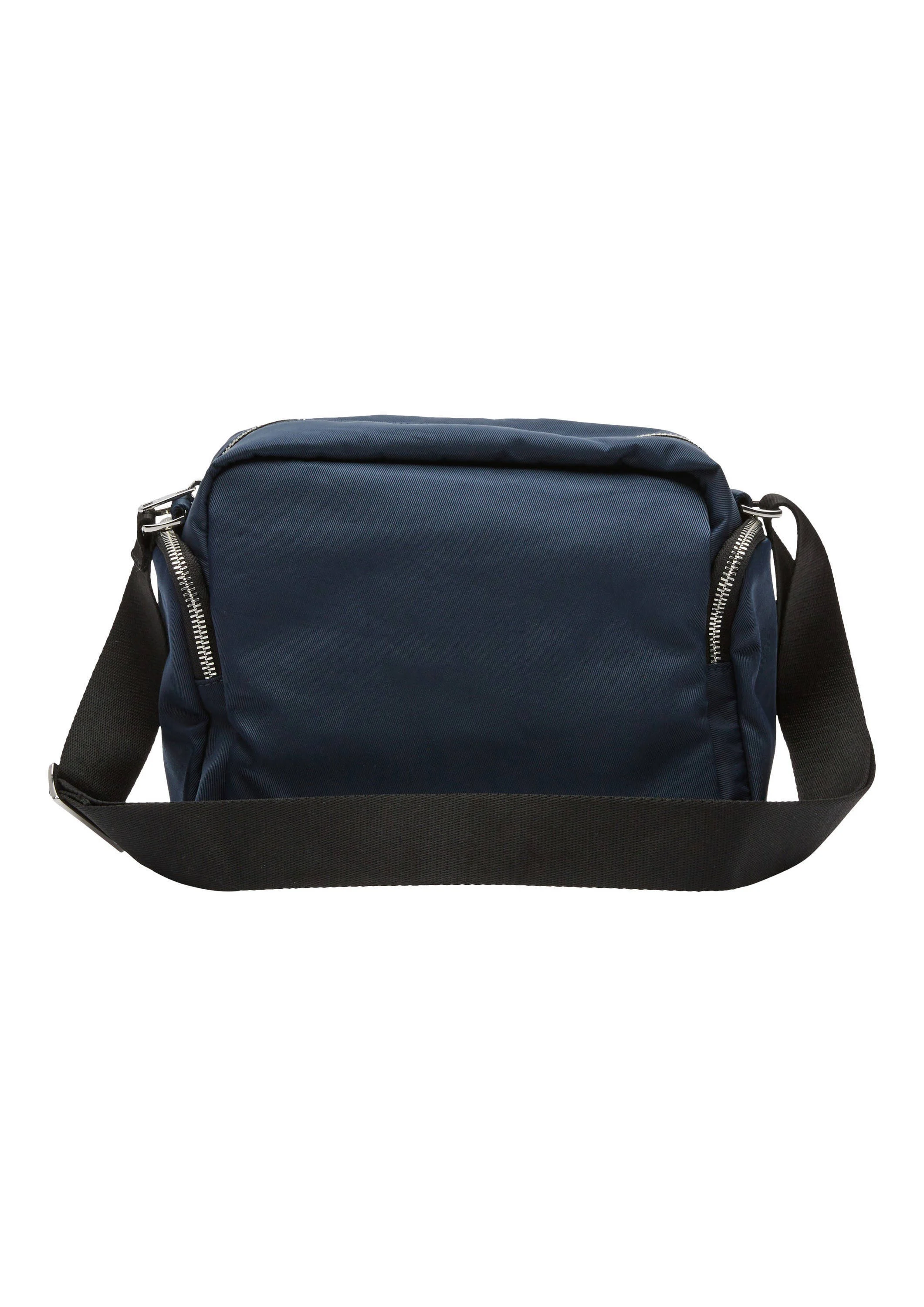 s.Oliver nylon crossbody tas donkerblauw