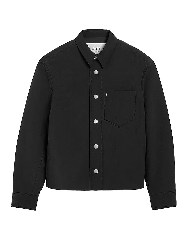 AMI PARIS Kurzjacke Overshirt schwarz
