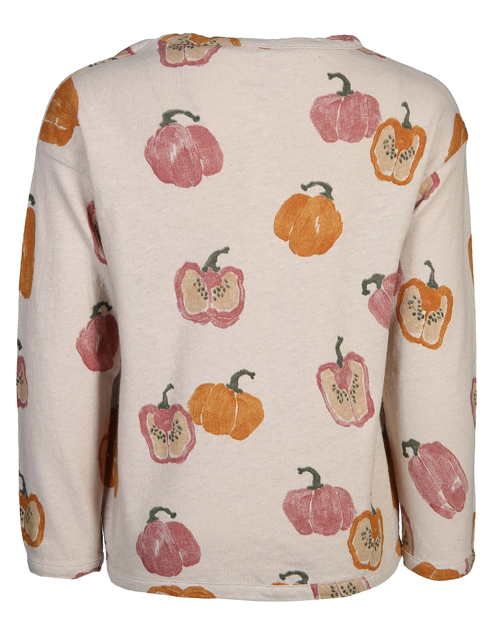 Jersey-Langarmshirt PEPPERS HENLEY in oat