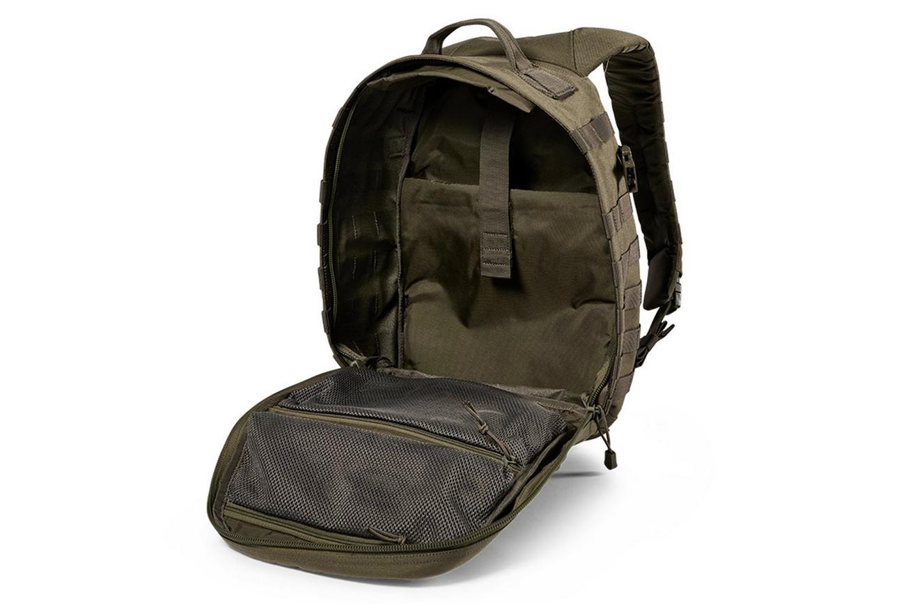 5.11 Rush 12 2.0 Backpack, donkergroen, rugzak met MOLLE-web