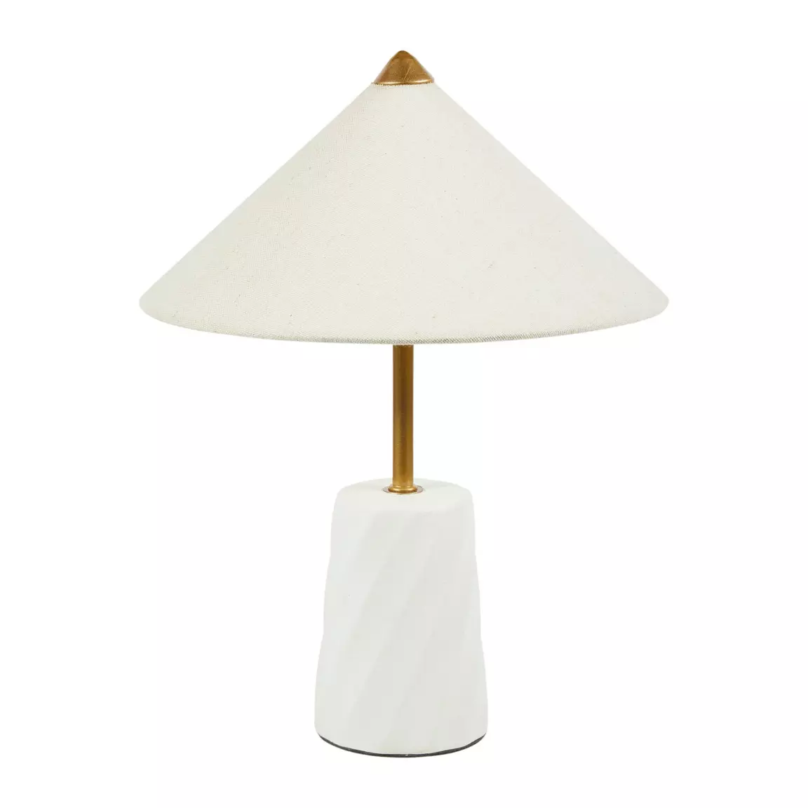 Lampe à poser en céramique (H37 cm) Meringa Blanche
