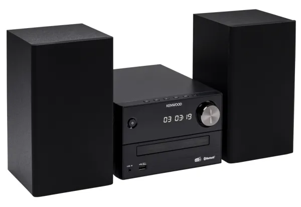 Kenwood M-420DAB, Home audio micro system, Sort, Bakke, 14 W, 6 ohm (O), 10%