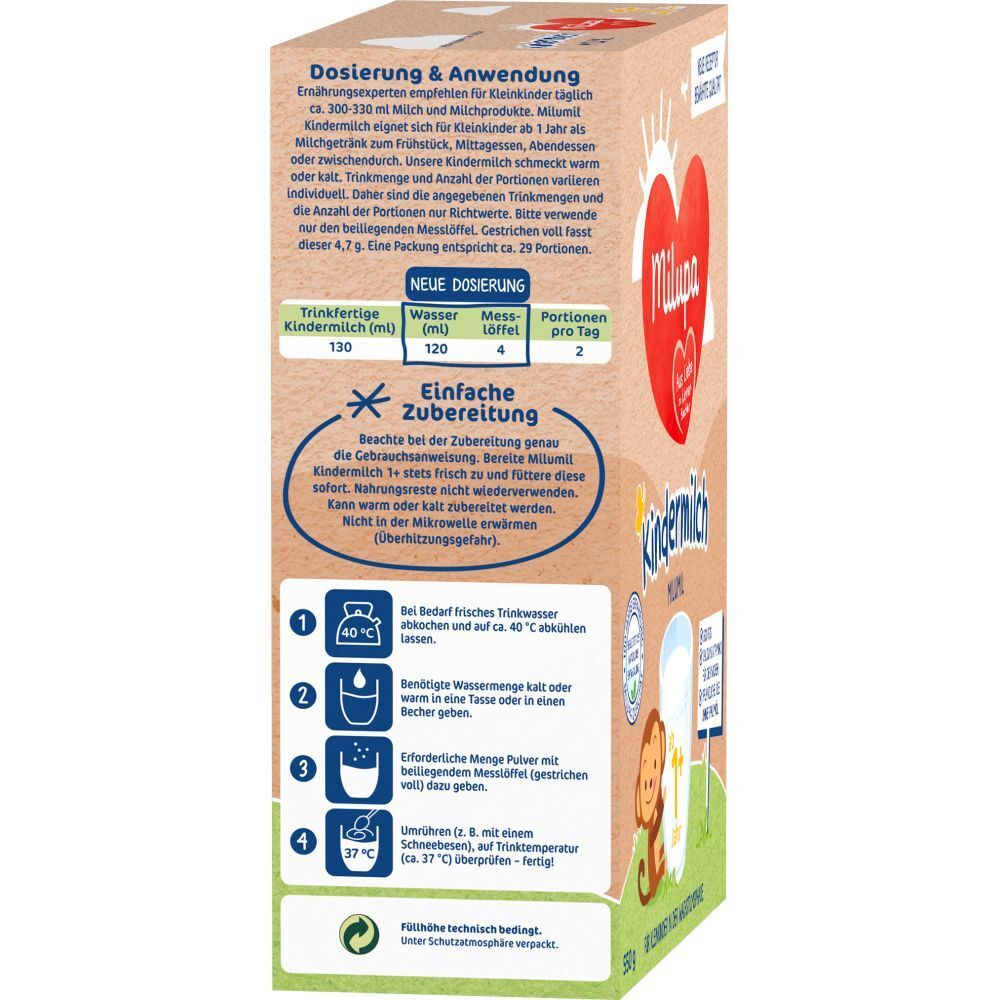 Milupa Kindermilch MILUMIL ab 1+ Jahr