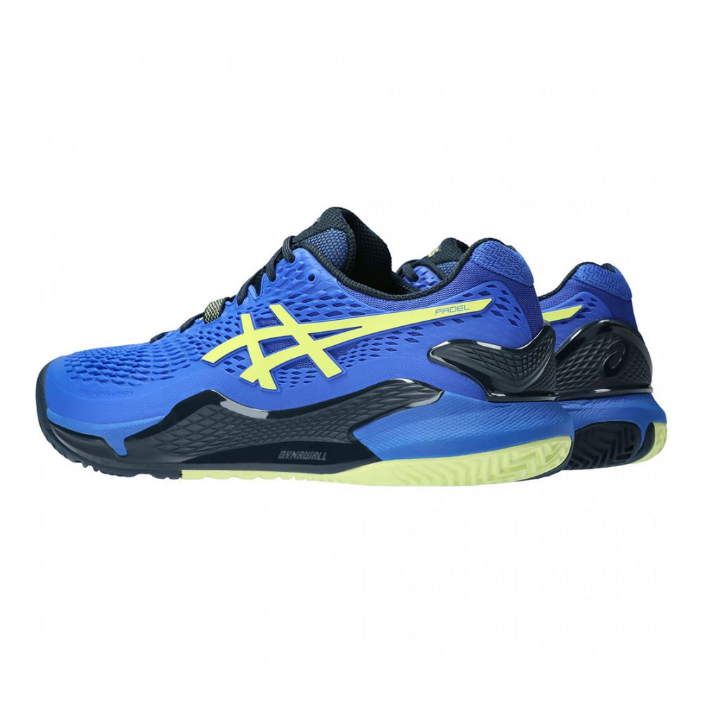 Asics GEL-RESOLUTION 9 PADEL - Chaussures de padel Homme illusion blue/glow yellow
