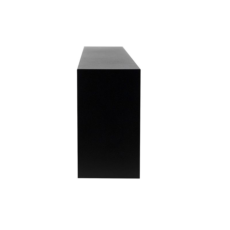 Design langwerpige wandlamp zwart 35 cm - Houx