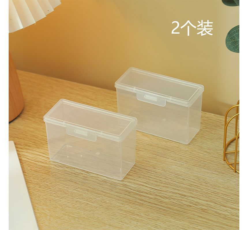 Sabam - Transparante plastic kaartopbergdoos / set