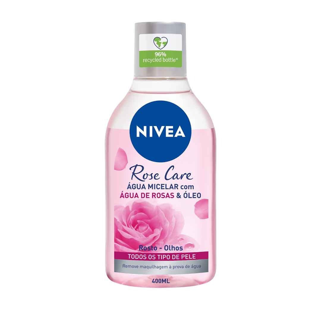 NIVEA  MicellAIR Skin Breathe - Água Micelar com Óleo e Água de Rosas - 400ml