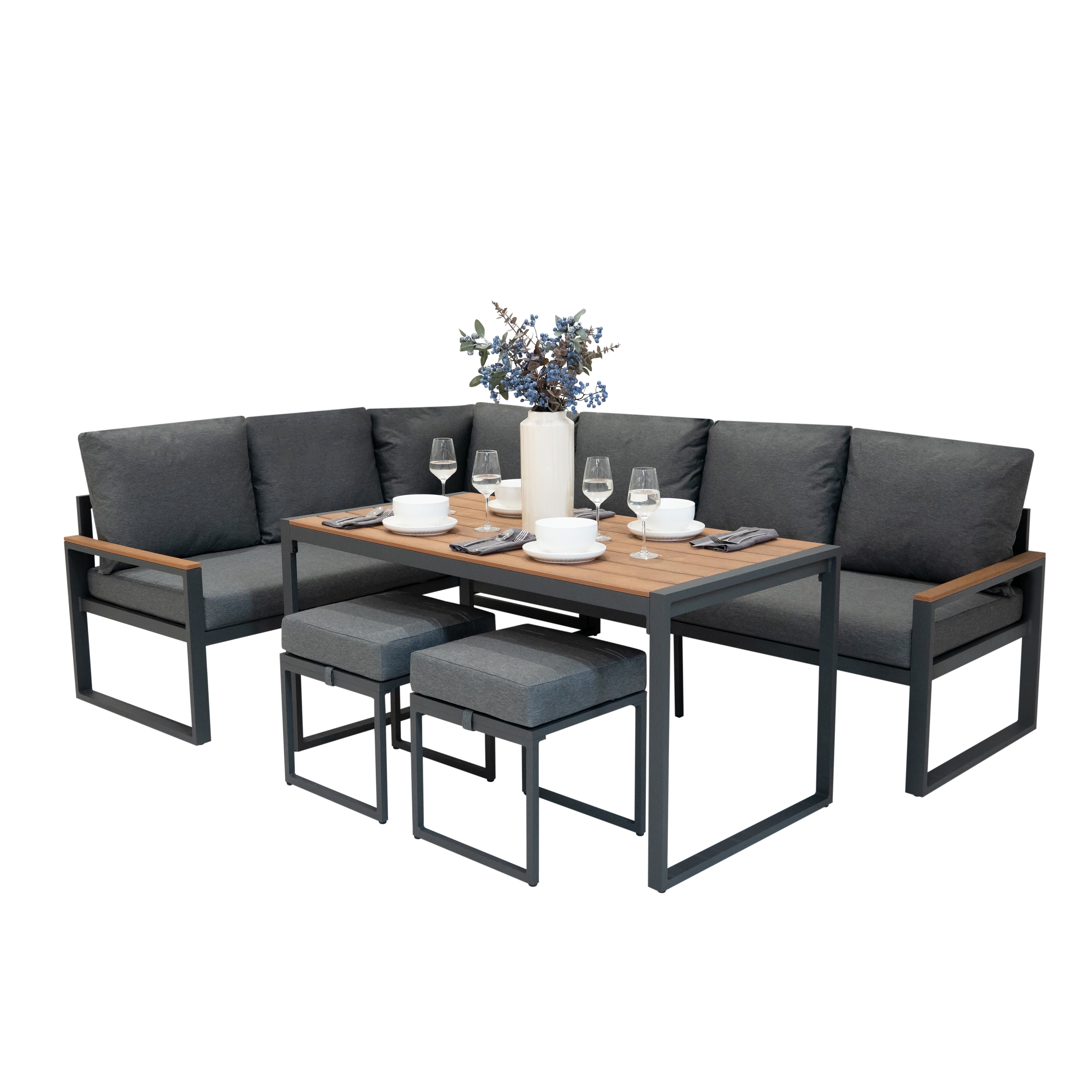 Monstershop Aluminium Hoek Loungeset