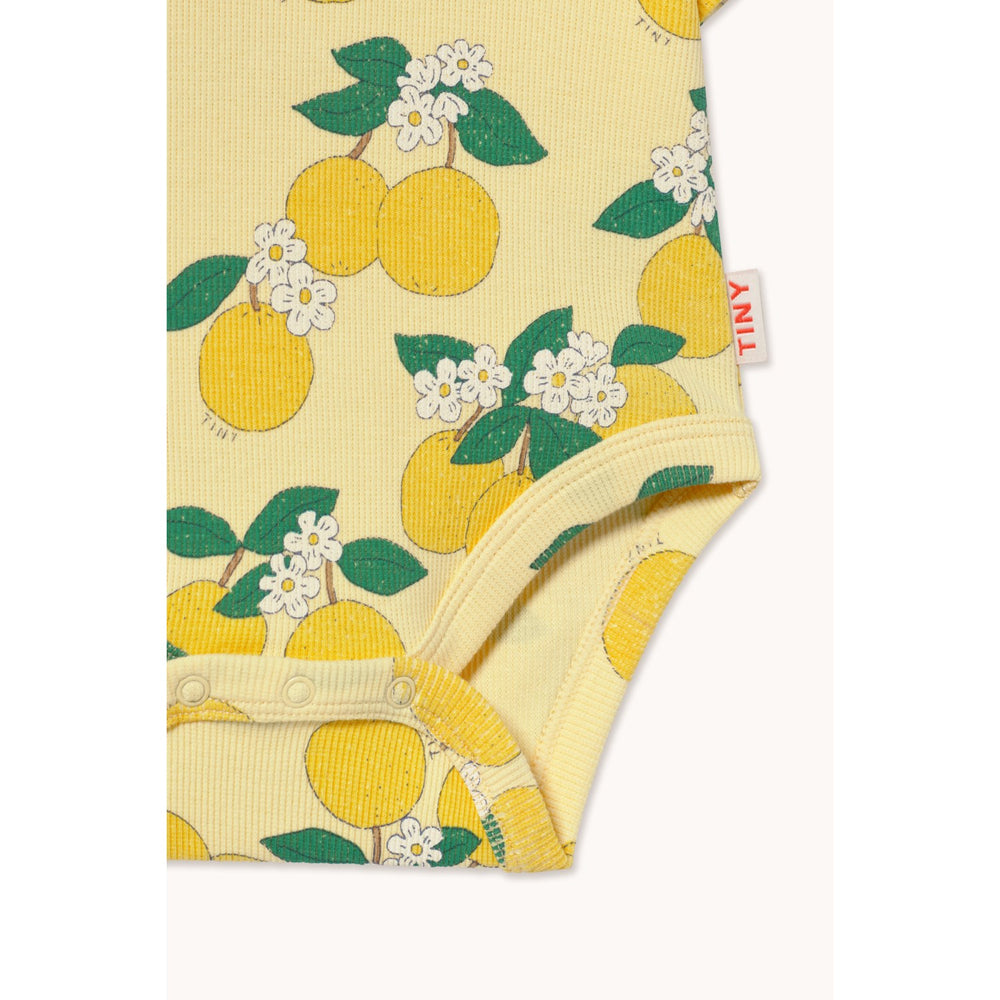 Køb TinyCottons Mellow Yellow Oranges Rib Body