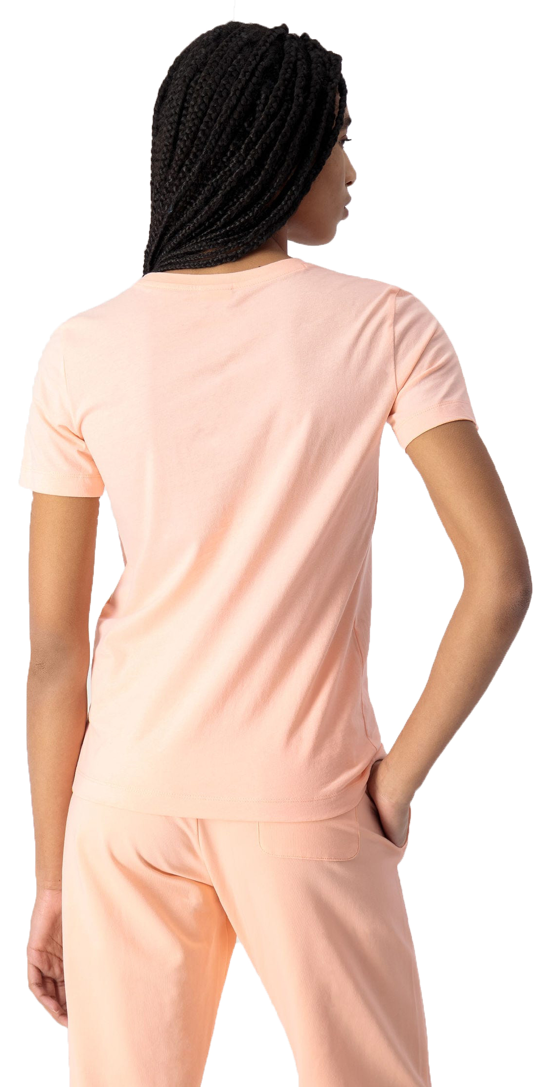 Crewneck T-Shirt Dame PS012/Peach Pearl