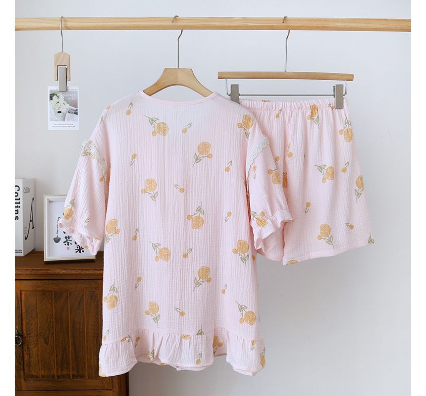 molpes - Pyjamaset met bloemenprint