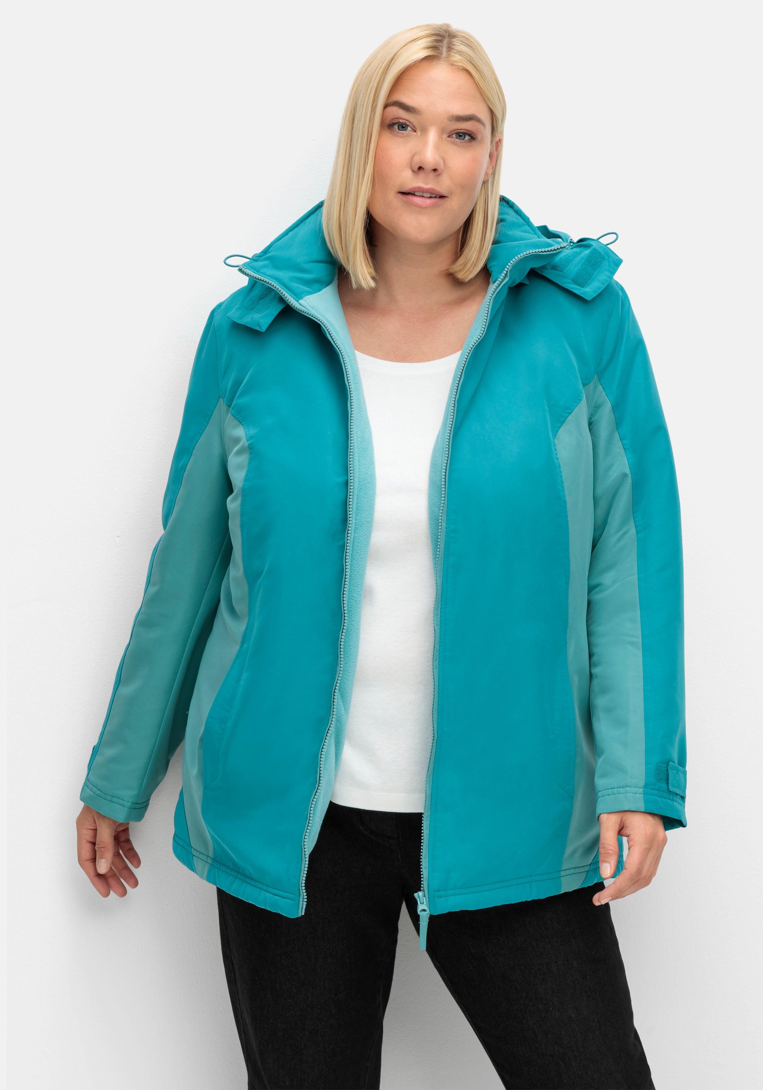 Funktions-Winterjacke mit Kontrastdetails