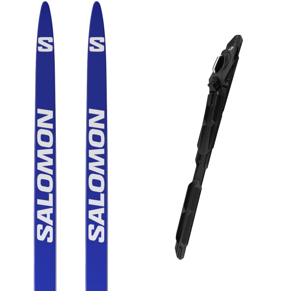 Pack ski de fond SALOMON S/RACE SKATE + PROLINK SHIFT-IN SKATE BLACK/BLUE