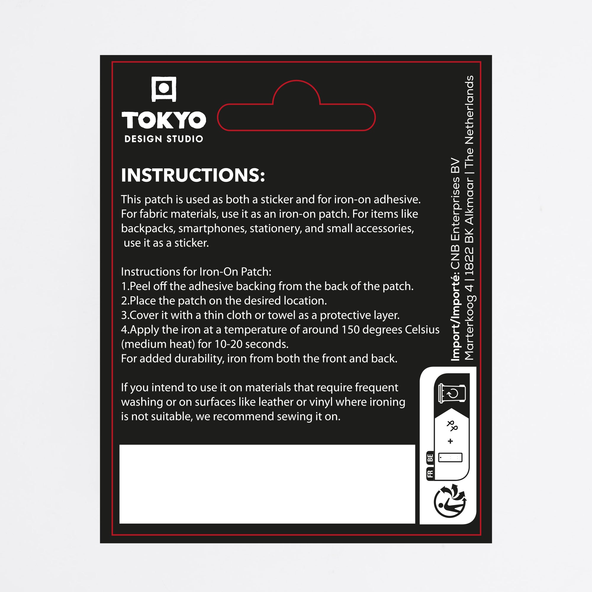 Tokyo Design Studio  Ramen 2Way patches - Multicolor