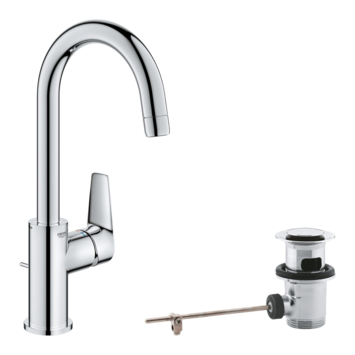 Grohe wastafelkraan Start edge L-size QuickFixchroom