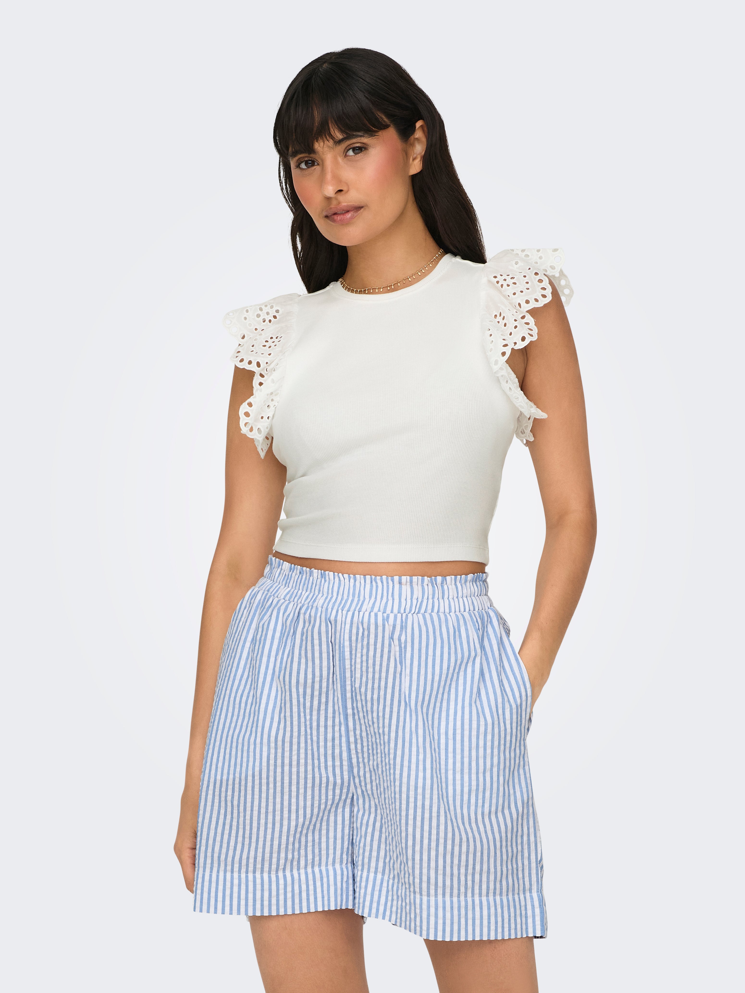 ONLDREA Top Cloud Dancer