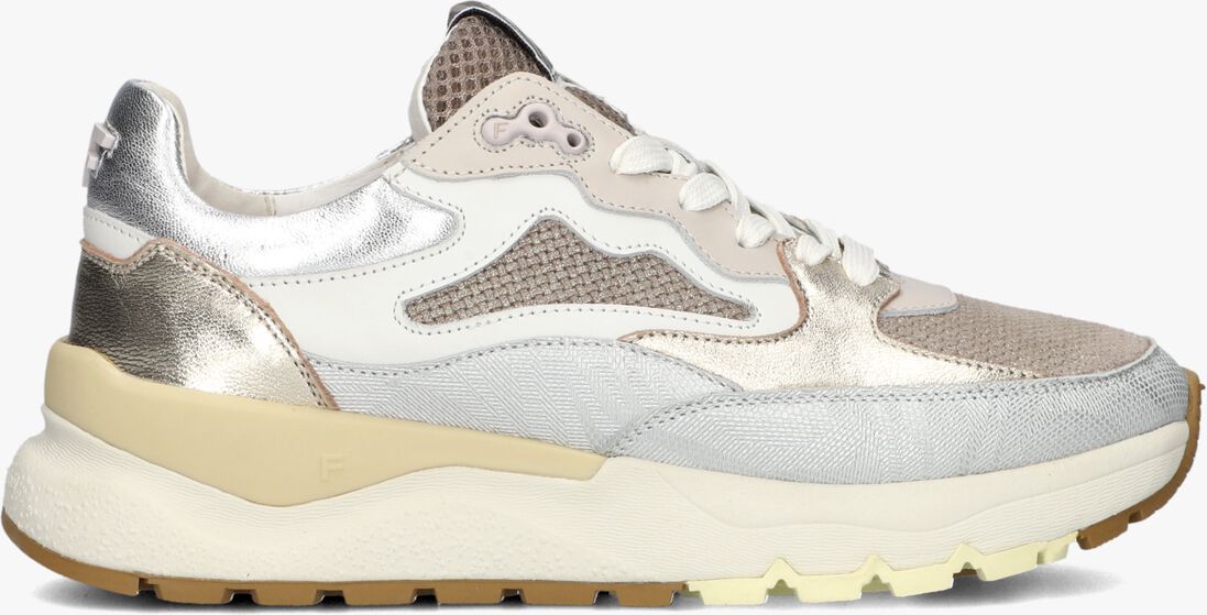 zilveren floris van bommel lage sneakers sfw-10163 treni
