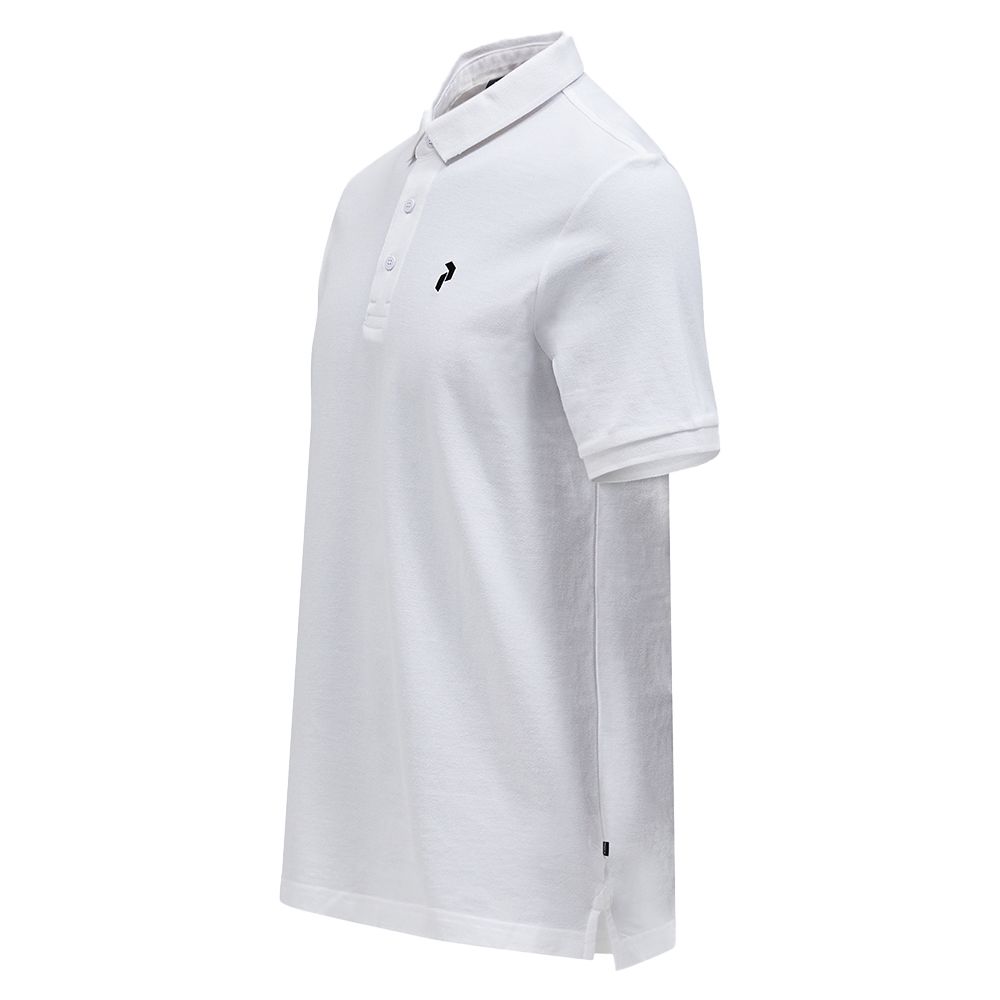 Classic Cotton Pique Herre Hvit