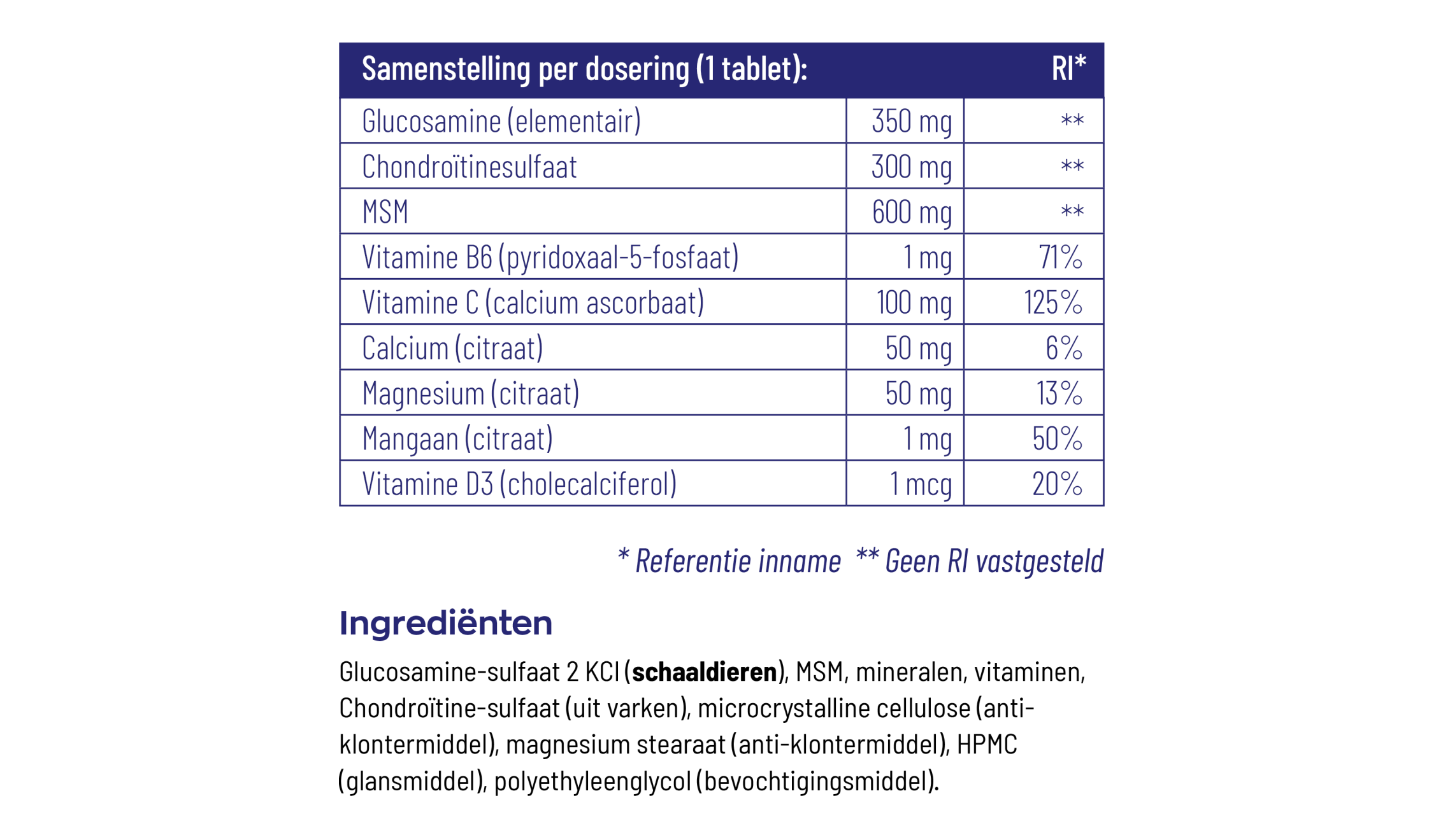 Atrimove® Glucosamine Complex tabletten