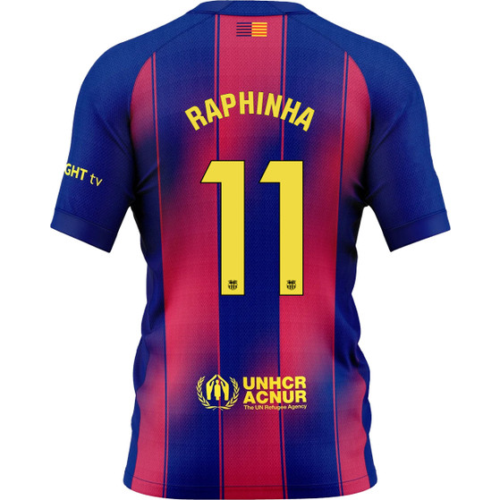 Nike FC Barcelona Thuis Shirt Raphinha 11 Kids