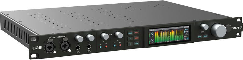 MOTU 828 - Audio-interface - Zwart - USB3 - 60 In- en Uitgangskanalen