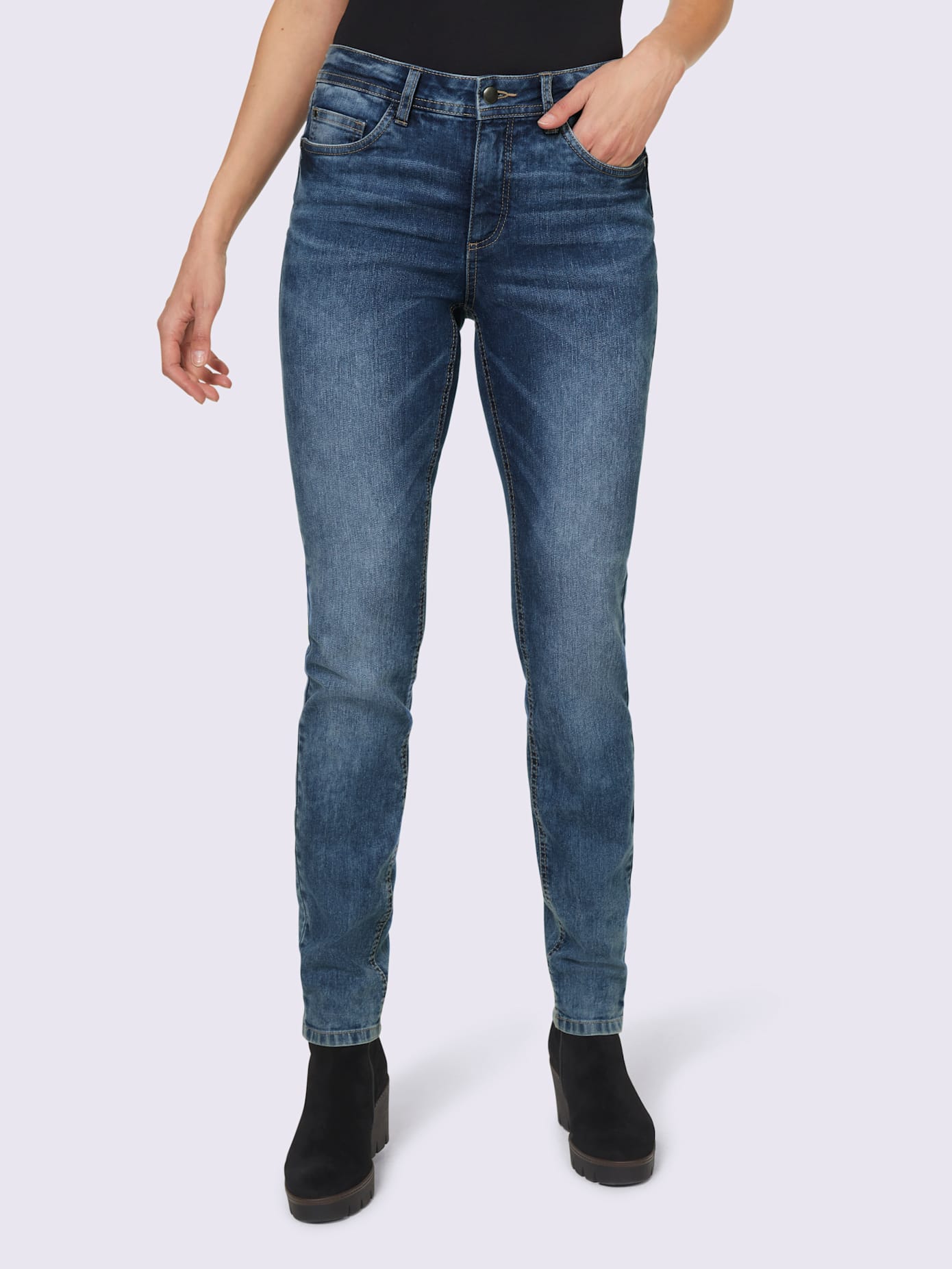 Jean push-up effet « push-up » pour un joli fessier