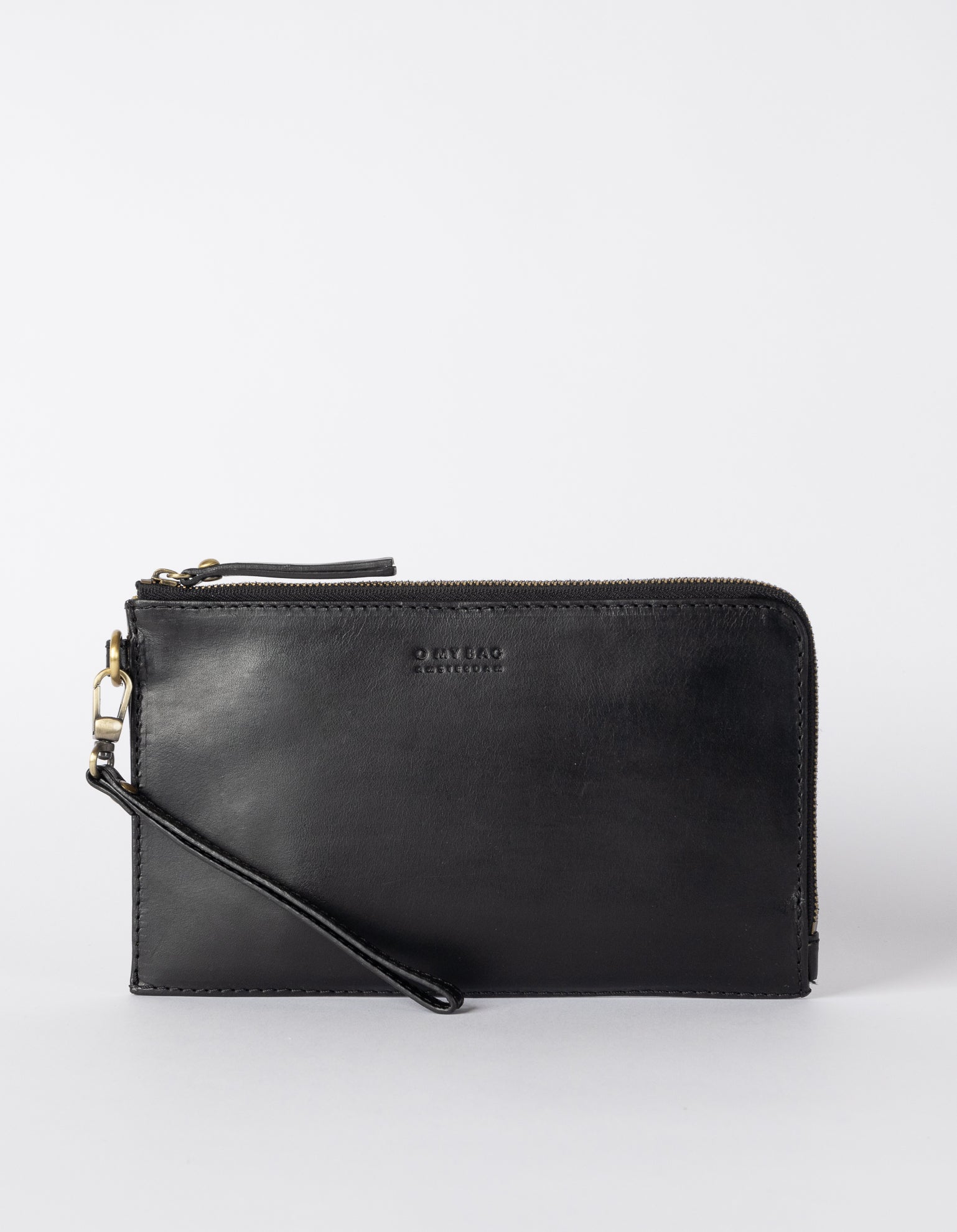 Travel Pouch - Black Classic Leather