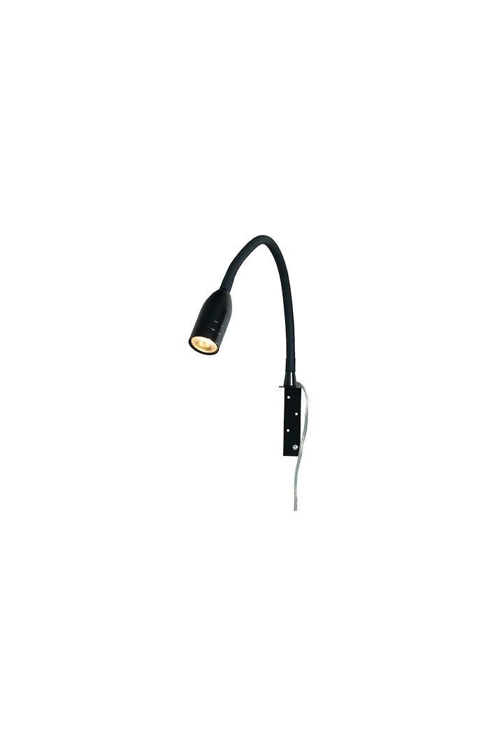 Senssilo seng/reol lampe Sort LED 4,5W