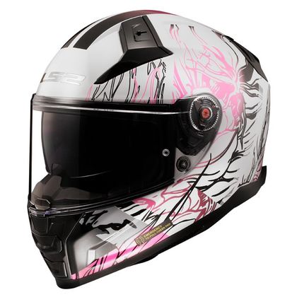 Casque LS2 FF811 - VECTOR II - DARFLO - Blanc / Rose
