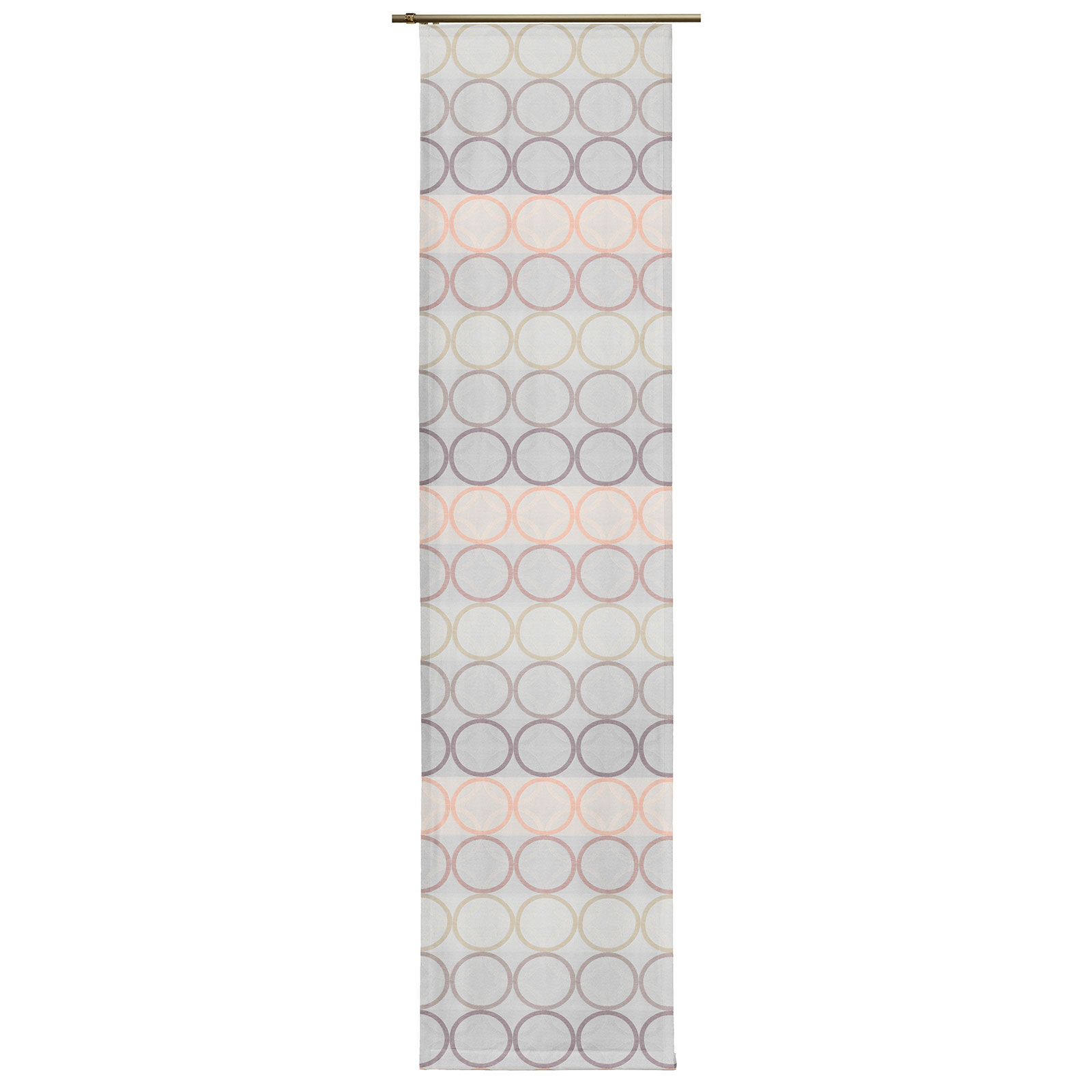 Schiebepaneel ZIRBELLO - rosé-lila - 145x60 cm