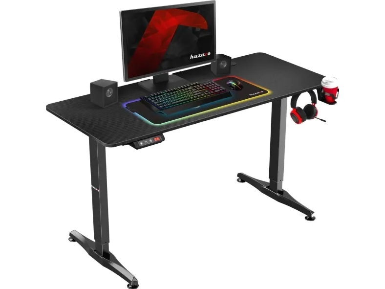 Biurko Huzaro Hero 8.5 sort 140 cmx60 cm