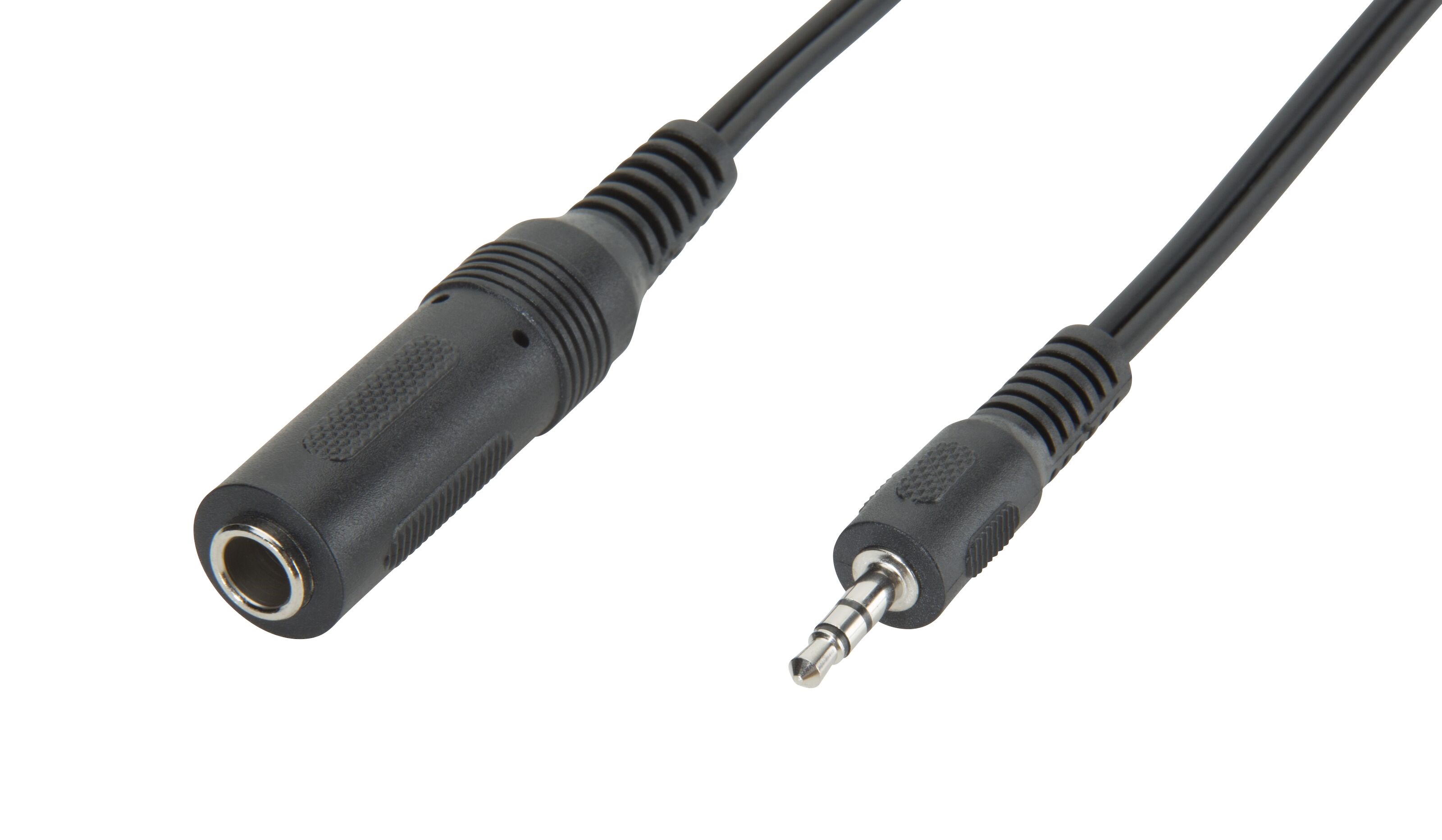 Adapterkabel 6,3 mm til 3,5 mm, stereo