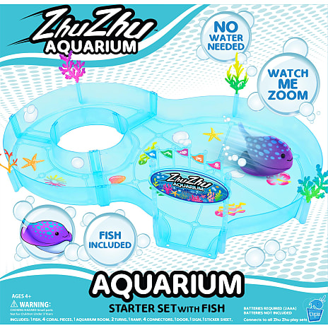 Zhu zhu aquarium startsæt med fisk