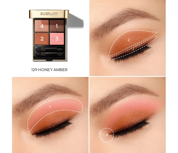 Guerlain Ombres G Lidschattenpalette129 Honey Amber