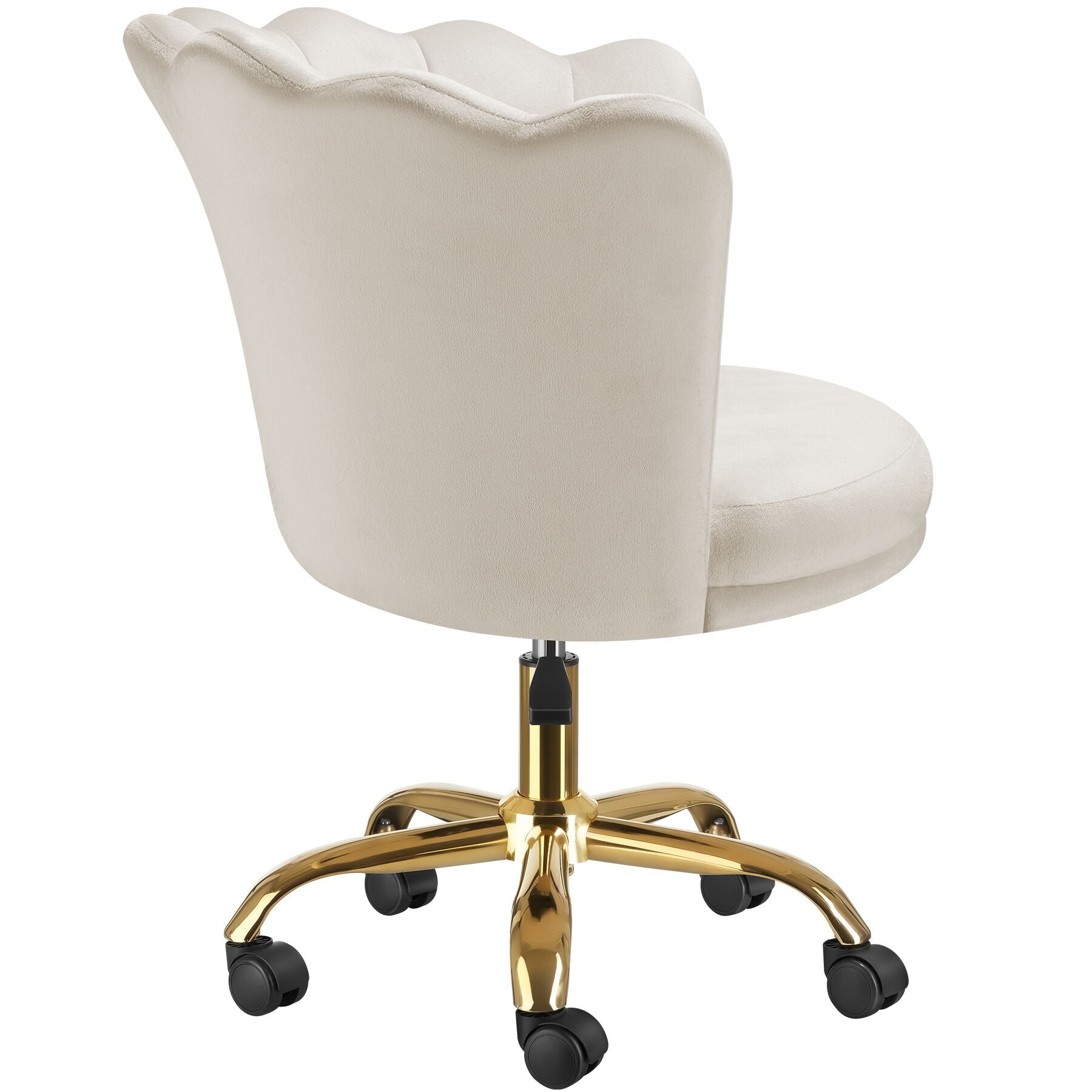 tectakeÂ® Bureaustoel Stella fluweel, gestoffeerd, dubbele wielen