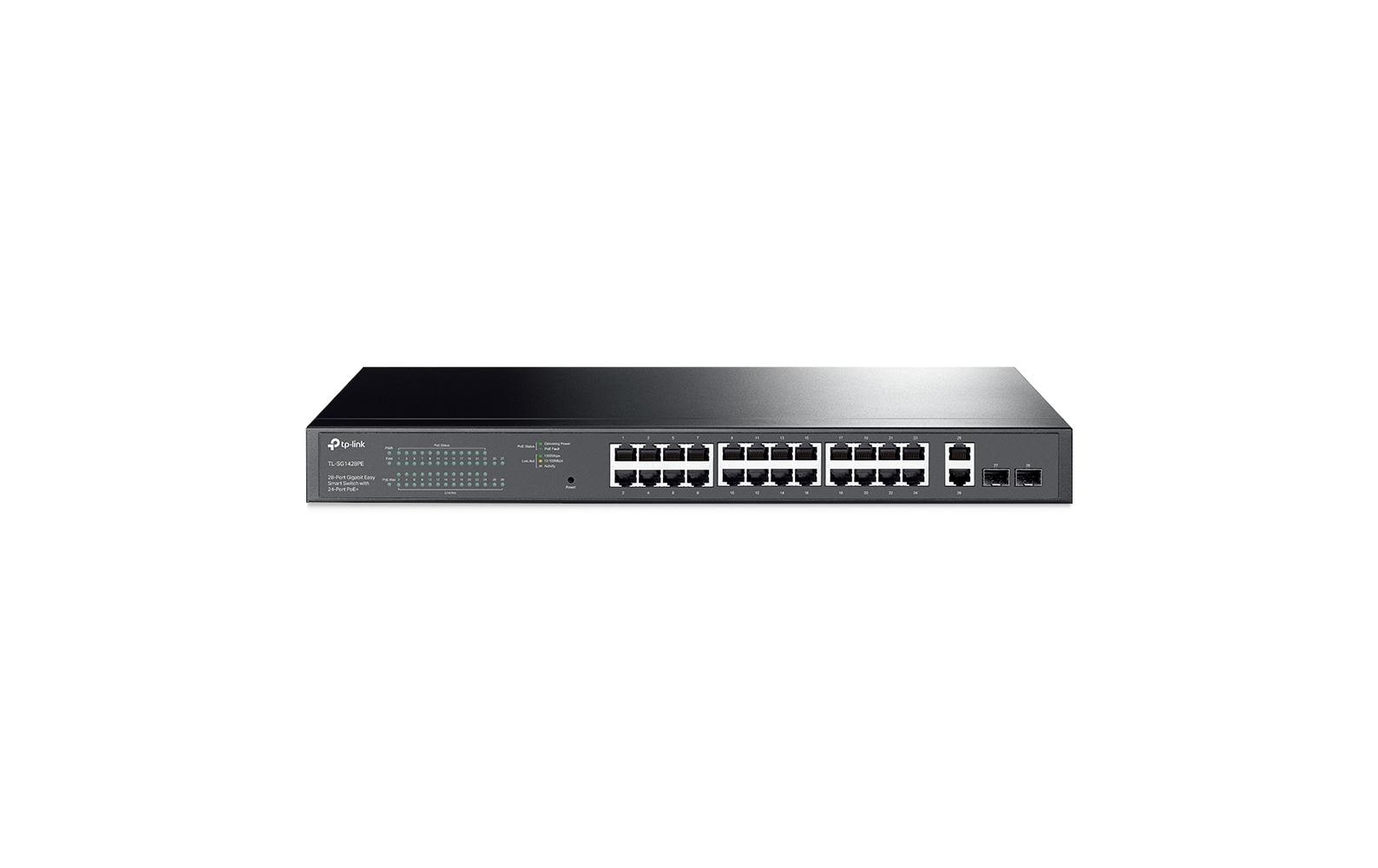 PoE+ Switch TL-SG1428PE 28 Port<br>28-Port Gigabit Easy Smart Switch mit 24-Port PoE+